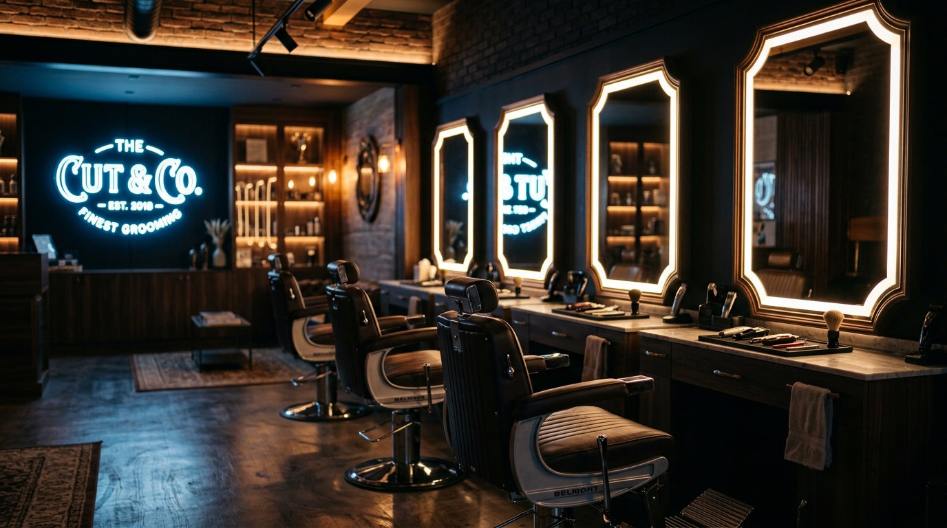 Barbershop Ambient Background